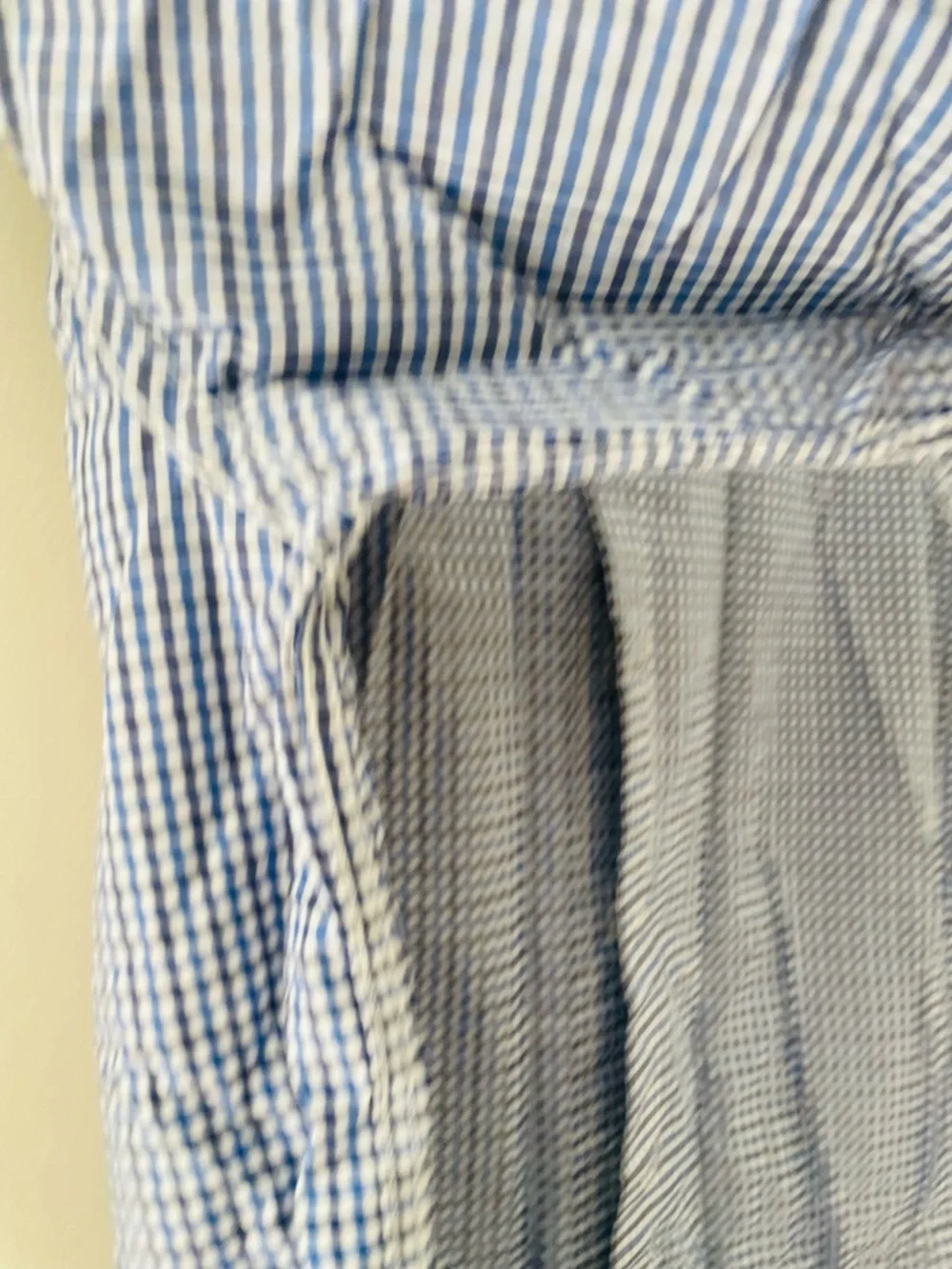 NWOT! Ralph Lauren Boy’s Blue Checkered Gingham Cotton Poplin Shirt Sz L/14-16